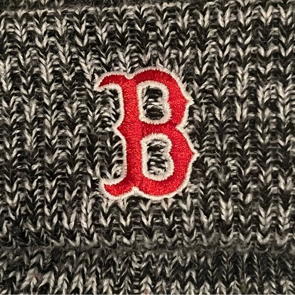 Boston Red Sox 47 Brand Static‎ Black Cuff Knit Hat - Picture 5 of 5